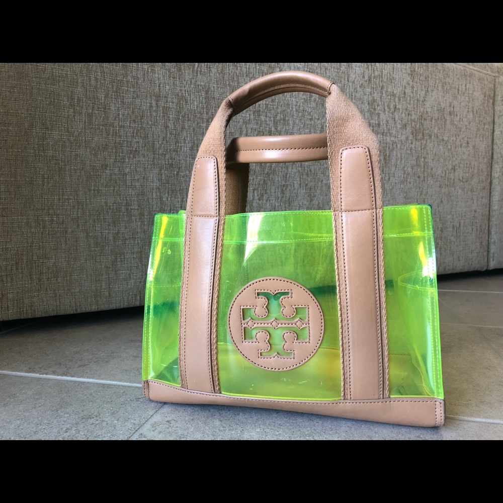 Tory Burch transparent beach tote